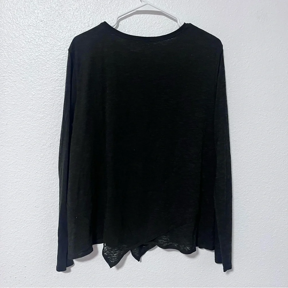Lululemon Sweetest Day Long Sleeve *Burnout Black Size 12 - Picture 7 of 7